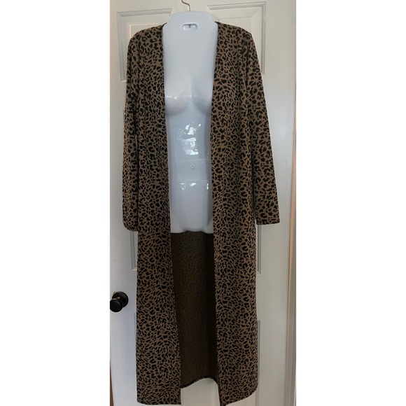 Windsor Sweaters - 5/$30 NWT Windsor leopard long cardigan duster sweater